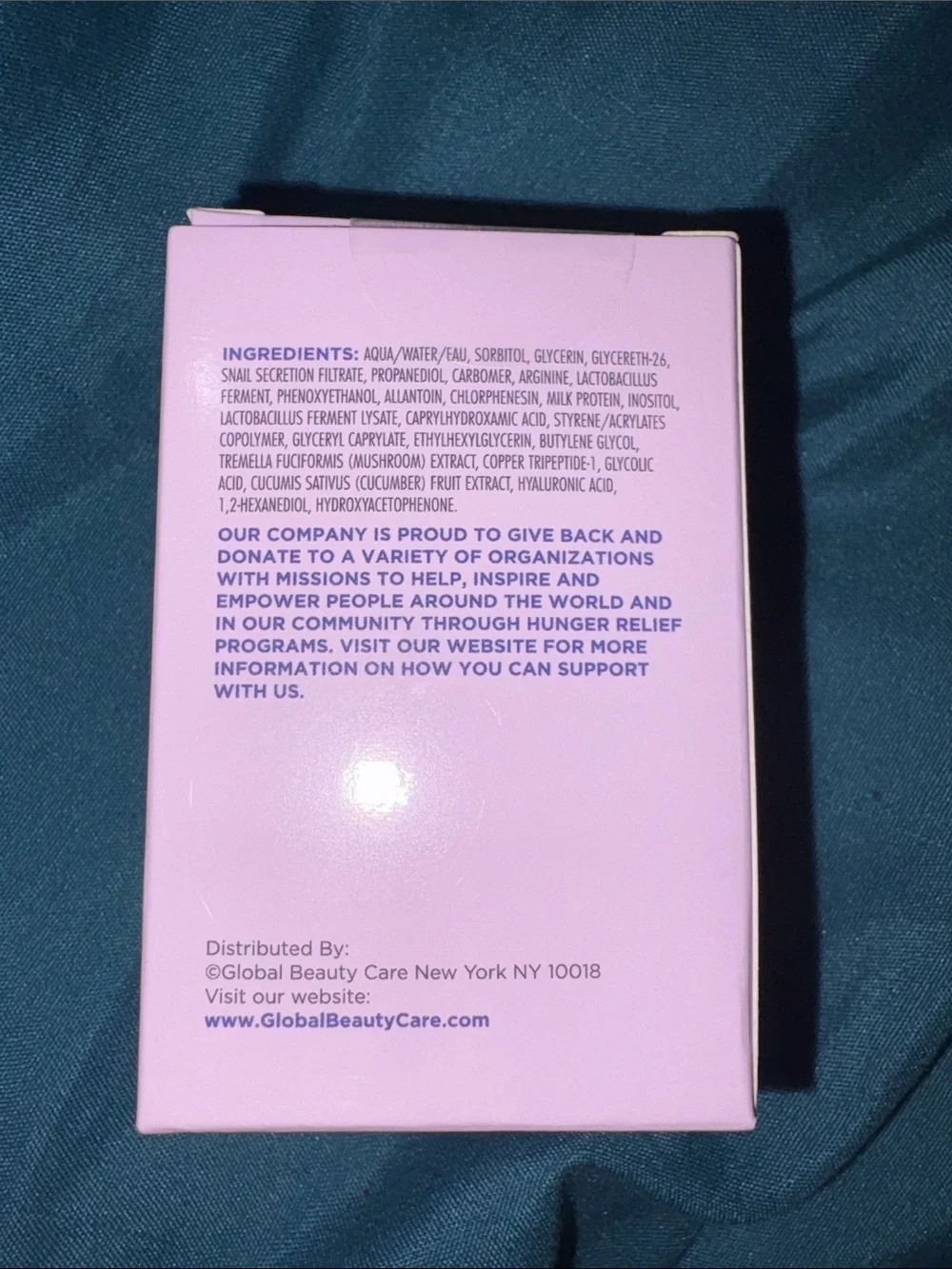 Global Beauty Care Snail Mucin Moisturizer - Dermasil - Eye Serum